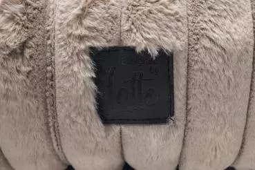 Katzenbett Reza - beige - rund - 50 x 50 x 15 cm